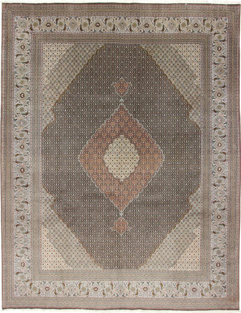 Περσικό χαλί Tabriz 50Raj 12'10"x10'0" 12'10"x10'0", Περσικό χαλί Οι κόμποι έγιναν με το χέρι