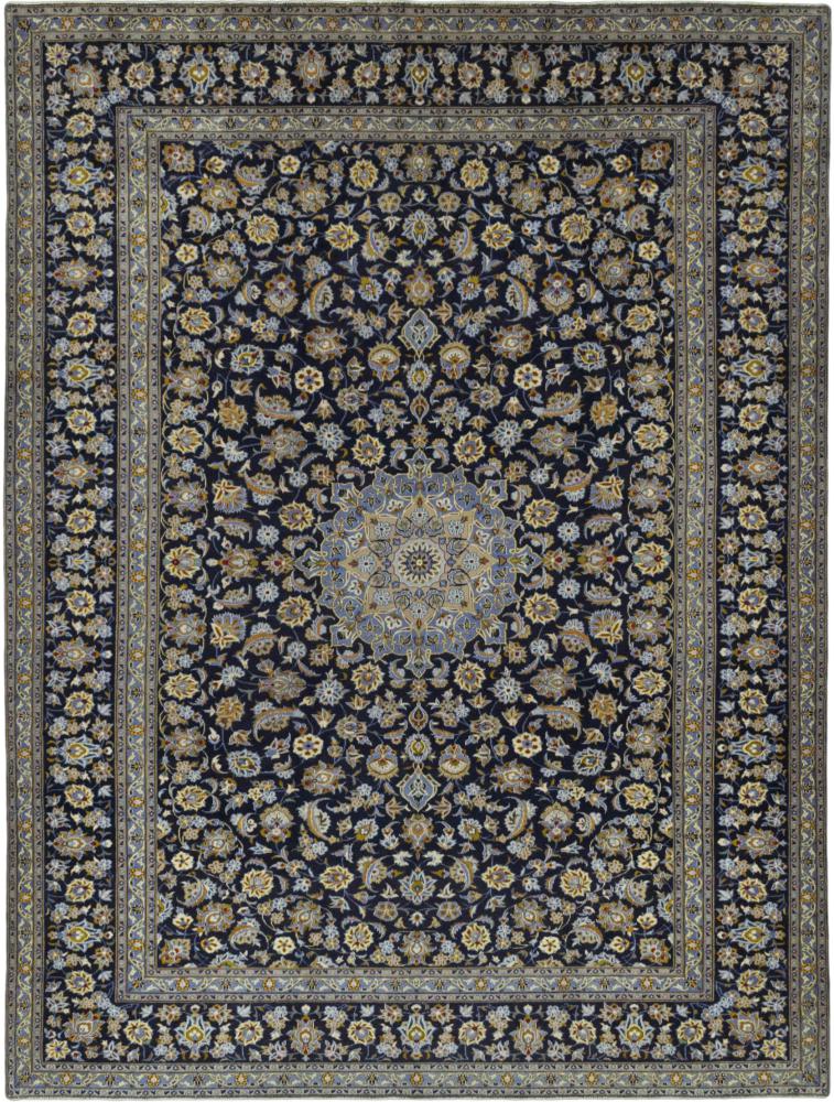  ペルシャ絨毯 カシャン 13'4"x10'0" 13'4"x10'0",  ペルシャ絨毯 手織り