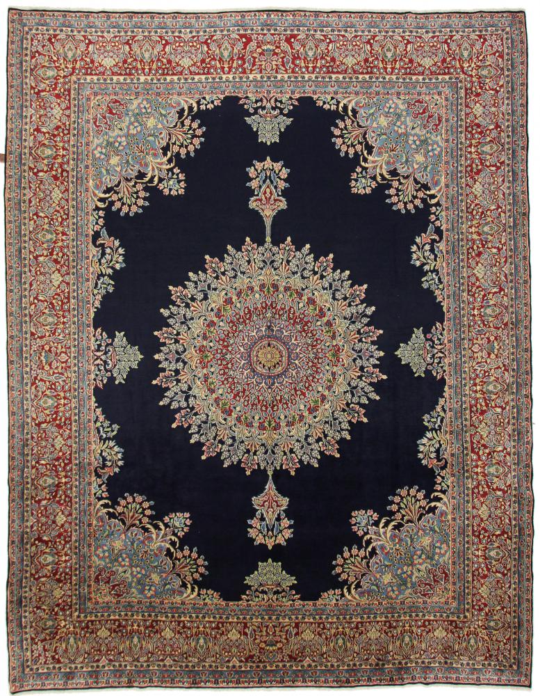  ペルシャ絨毯 ケルマン 393x305 393x305,  ペルシャ絨毯 手織り