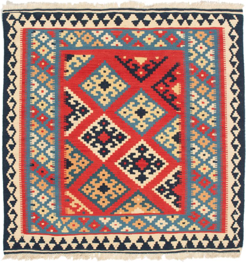  ペルシャ絨毯 キリム Fars 106x106 106x106,  ペルシャ絨毯 手織り