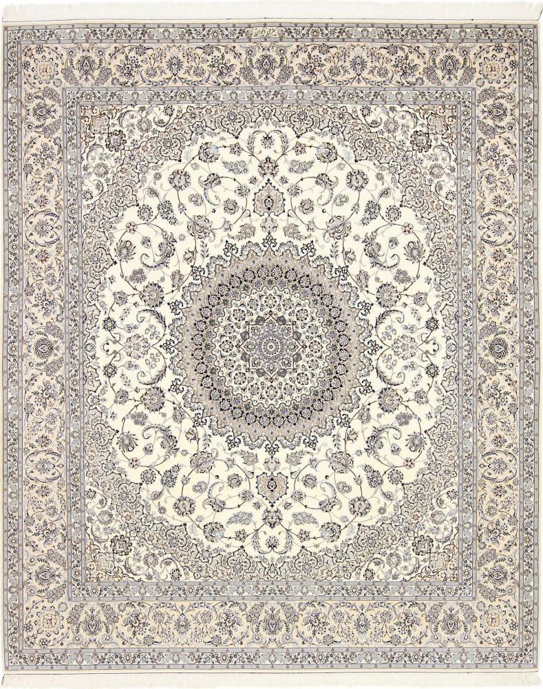 Persian Rug Nain 6La Habibian 10'5"x8'10" 10'5"x8'10", Persian Rug Knotted by hand