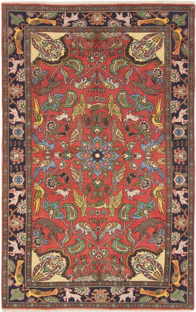 Persian Rug Bidjar 6'4"x4'0" 6'4"x4'0", Persian Rug Knotted by hand