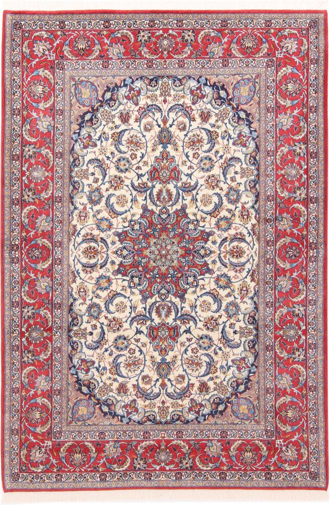 Persian Rug Isfahan Silk Warp 235x161 235x161, Persian Rug Knotted by hand