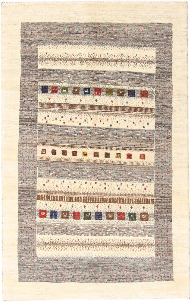 Tapis persan Persan Gabbeh Loribaft Nature 188x120 188x120, Tapis persan Noué à la main