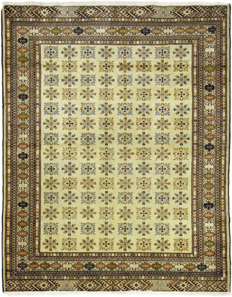 Persian Rug Hamadan 5'7"x4'5" 5'7"x4'5", Persian Rug Knotted by hand