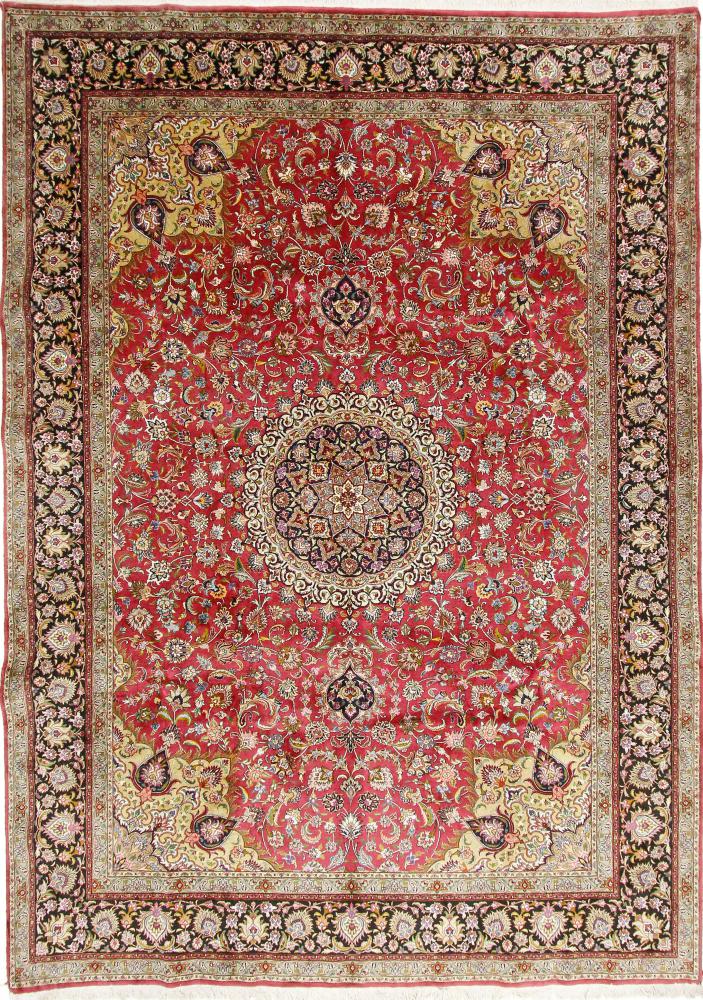 Persialainen matto Tabriz 50Raj 353x247 353x247, Persialainen matto Solmittu käsin