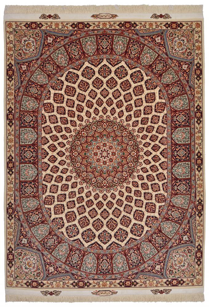 Tappeto persiano Tabriz 50Raj 201x152 201x152, Tappeto persiano Annodato a mano