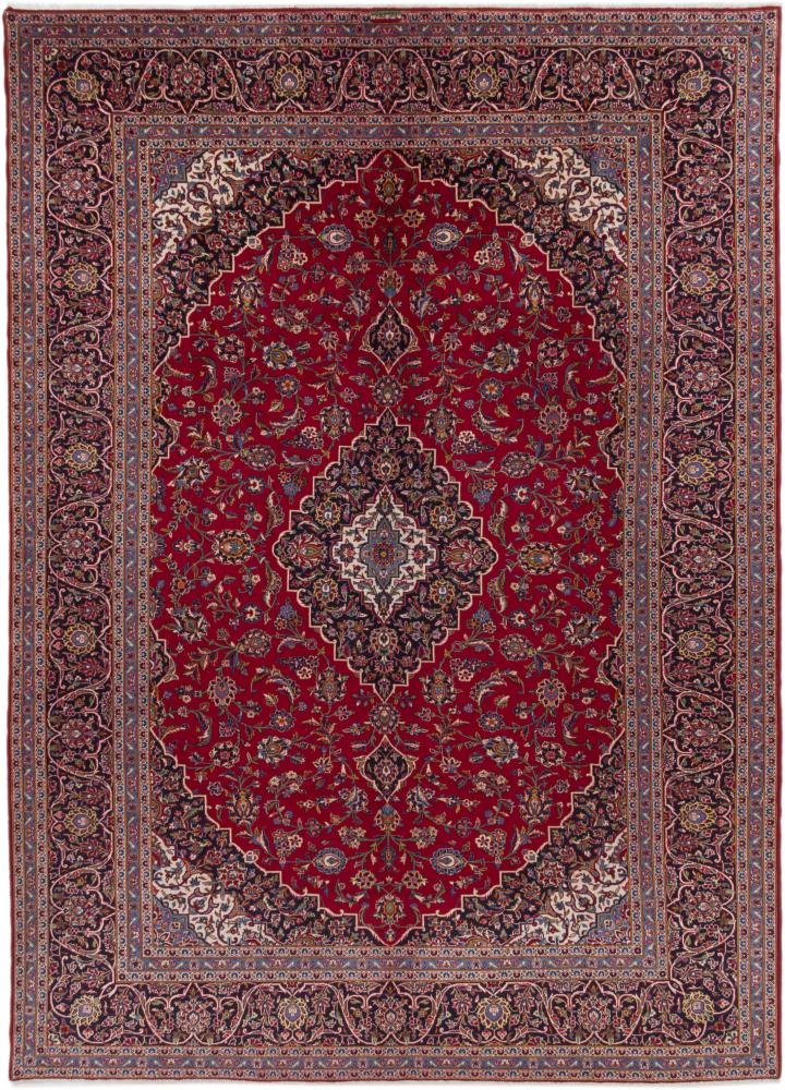 Persisk tæppe Keshan 410x297 410x297, Persisk tæppe Knyttet i hånden
