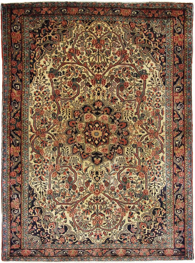 Persian Rug Bidjar 6'6"x4'8" 6'6"x4'8", Persian Rug Knotted by hand