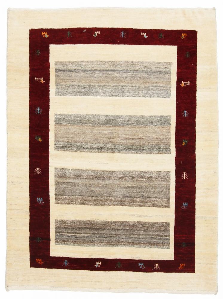 Tapis persan Persan Gabbeh Loribaft 142x108 142x108, Tapis persan Noué à la main