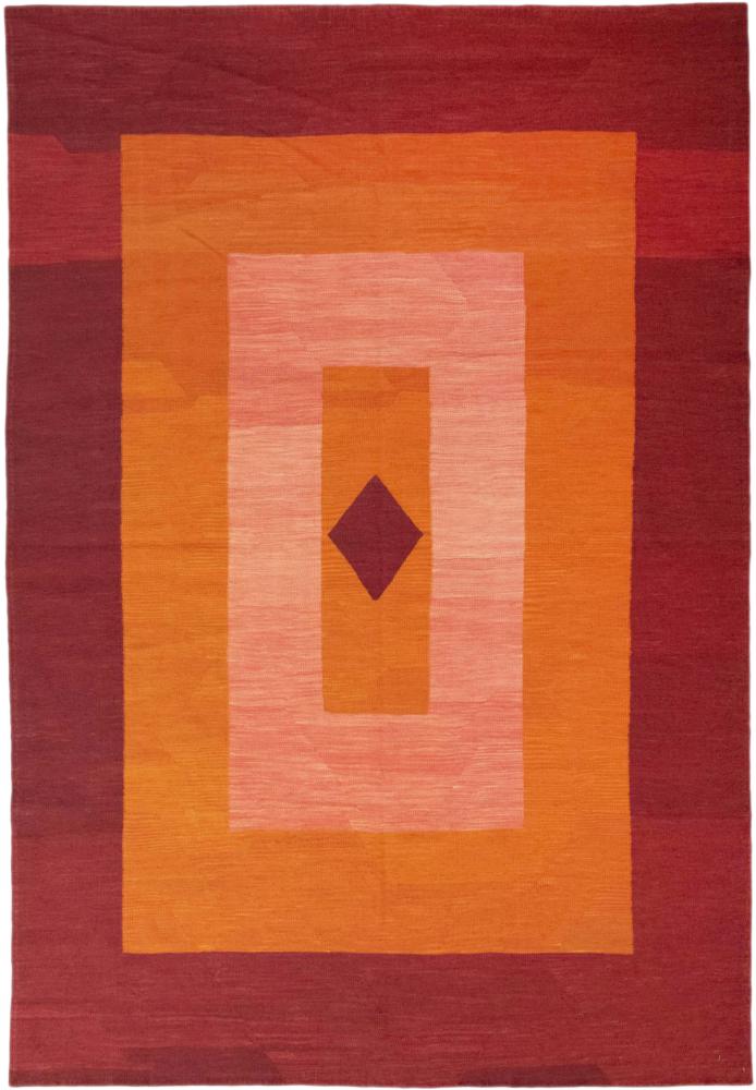 Tapis persan Kilim Fars Design 290x201 290x201, Tapis persan Tissé à la main