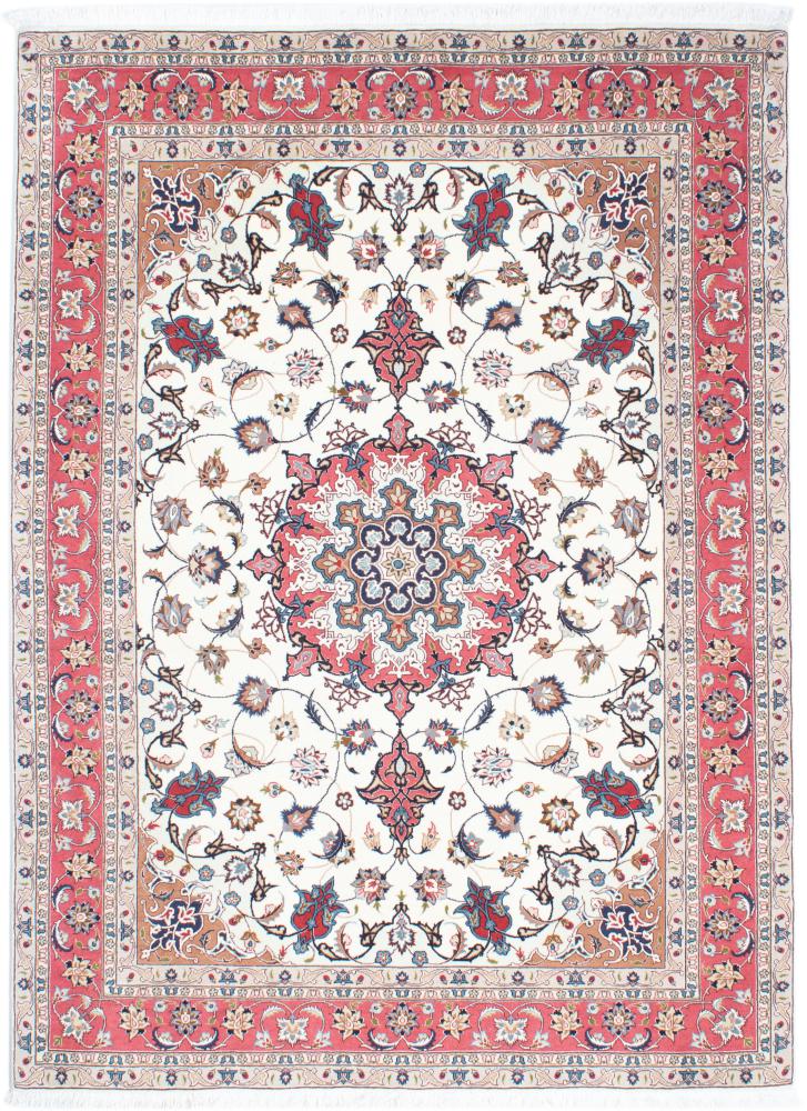 Tapis persan Tabriz 50Raj 205x151 205x151, Tapis persan Noué à la main