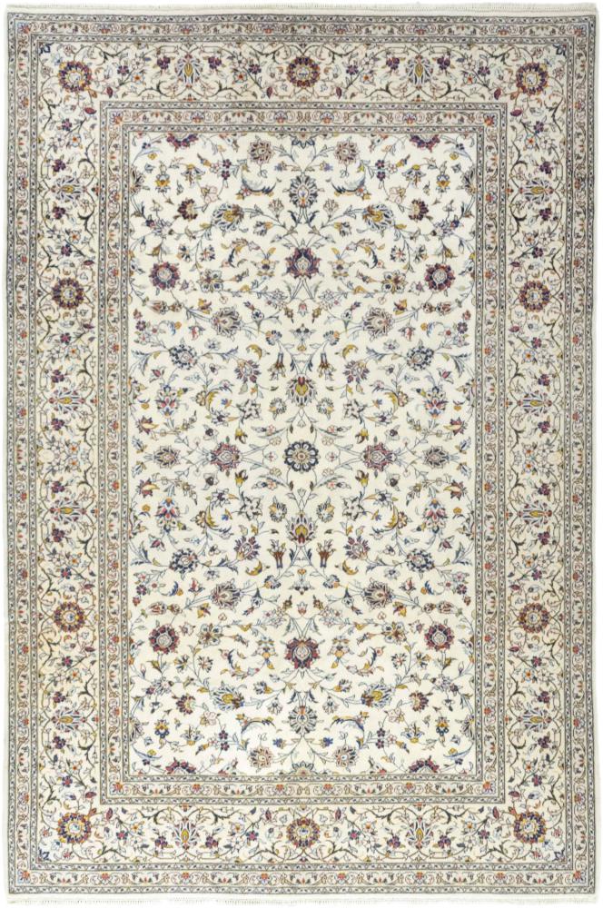 Tapis persan Kashan 295x197 295x197, Tapis persan Noué à la main