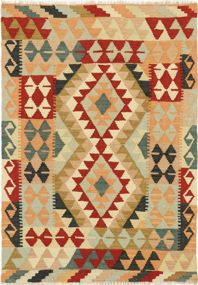 Afghan rug Kilim Afghan 4'9"x3'5" 4'9"x3'5", Persian Rug Woven by hand