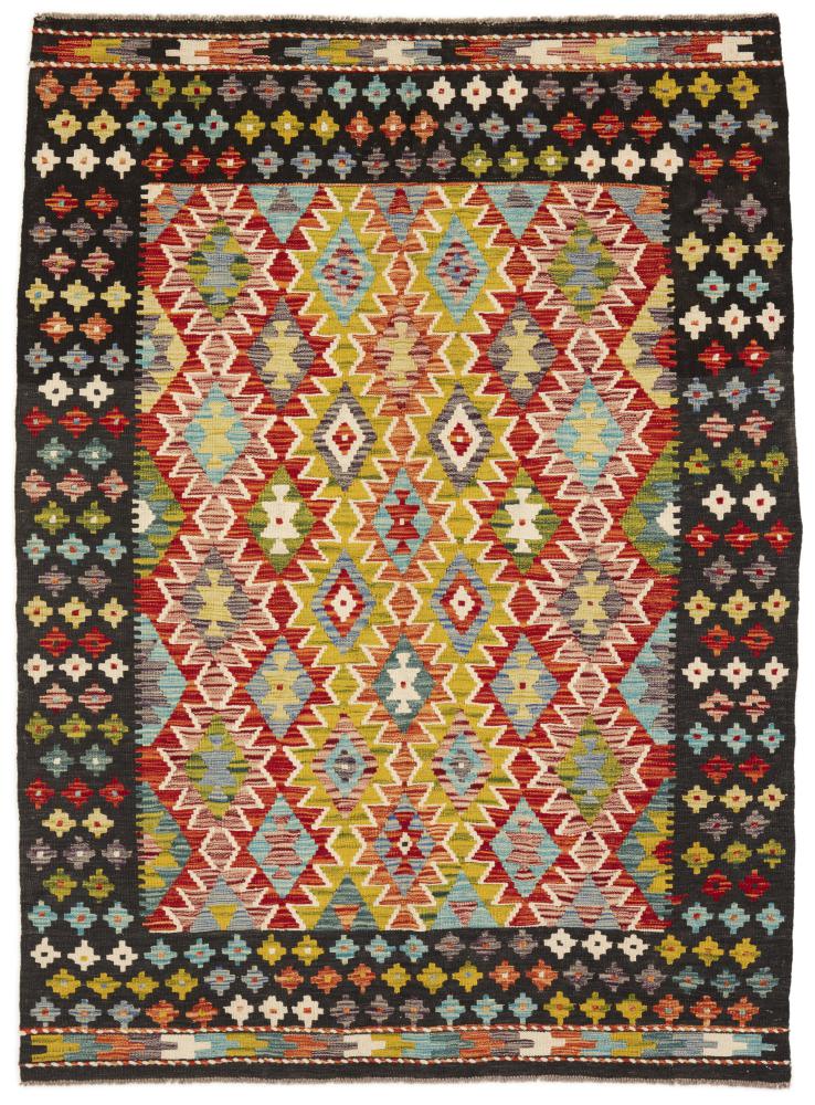 Afghanischer Teppich Kelim Afghan 205x148 205x148, Perserteppich Handgewebt