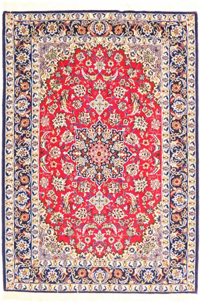 Persisk tæppe Isfahan Silketrend 163x111 163x111, Persisk tæppe Knyttet i hånden