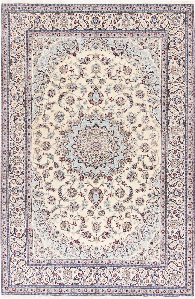 Persian Rug Nain 9La 9'11"x6'5" 9'11"x6'5", Persian Rug Knotted by hand