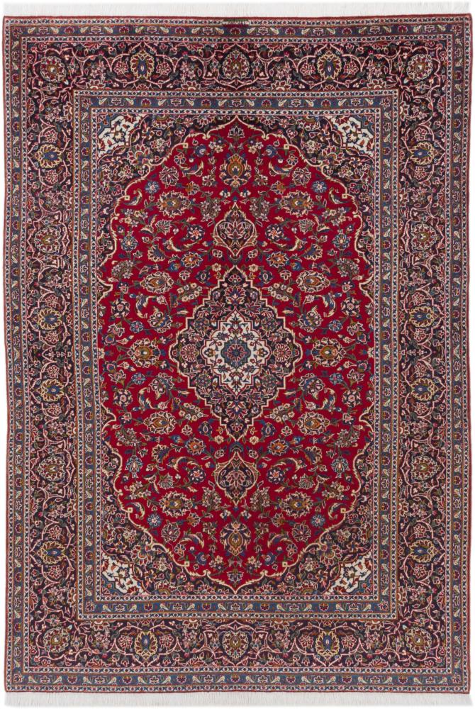 Persian Rug Keshan 9'6"x6'6" 9'6"x6'6", Persian Rug Knotted by hand