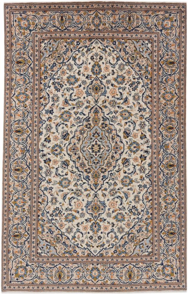 Persian Rug Keshan 9'9"x6'4" 9'9"x6'4", Persian Rug Knotted by hand