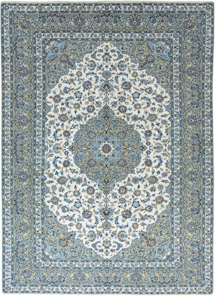 Tapis persan Kashan 384x279 384x279, Tapis persan Noué à la main