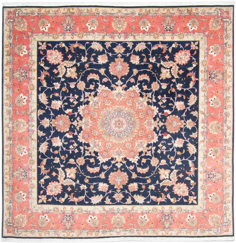 Persian Rug Tabriz 50Raj 203x203 203x203, Persian Rug Knotted by hand