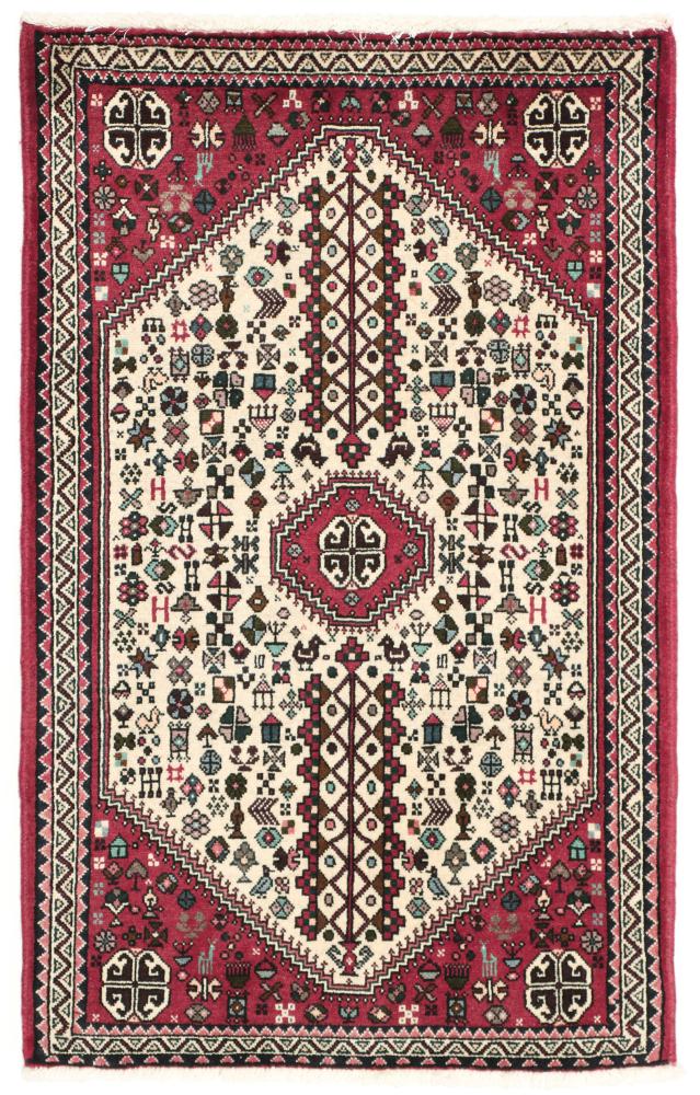 Tapis persan Abadeh 104x67 104x67, Tapis persan Noué à la main