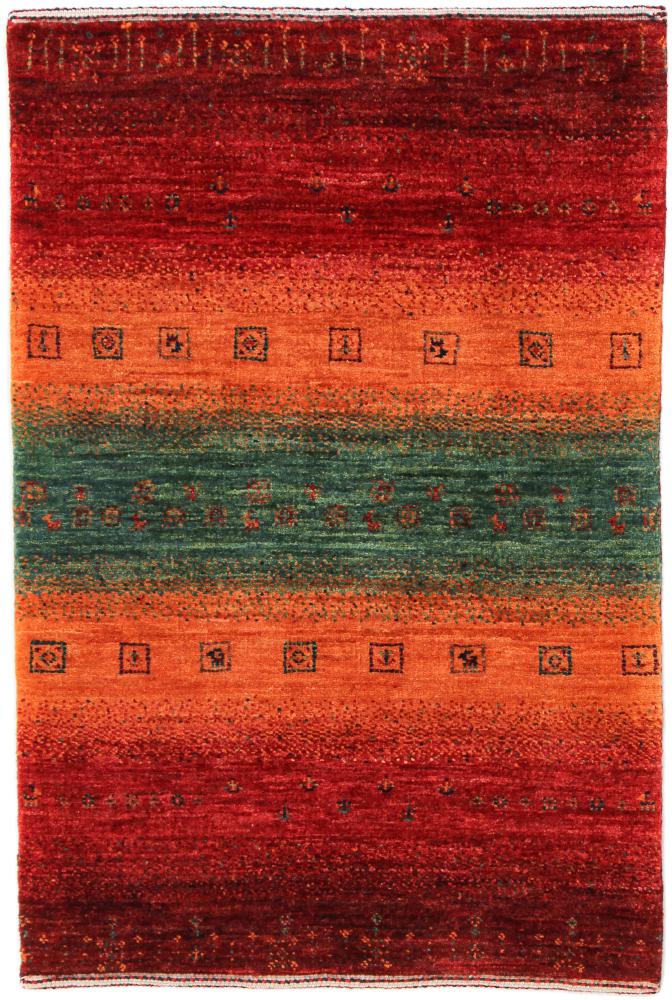 Perzisch tapijt Perzisch Gabbeh Loribaft Nowbaft 92x63 92x63, Perzisch tapijt Handgeknoopte