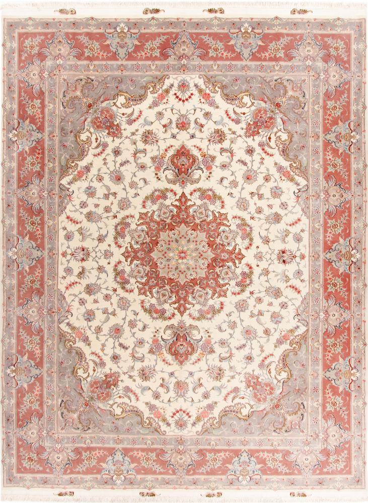 Tapis persan Tabriz Chaîne de Soie 401x303 401x303, Tapis persan Noué à la main