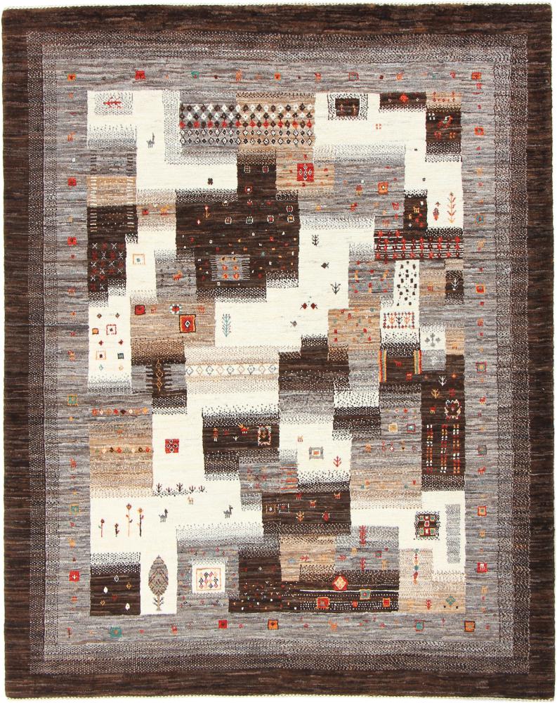 Persialainen matto Persia Gabbeh Loribaft Nowbaft 6'3"x4'11" 6'3"x4'11", Persialainen matto Solmittu käsin