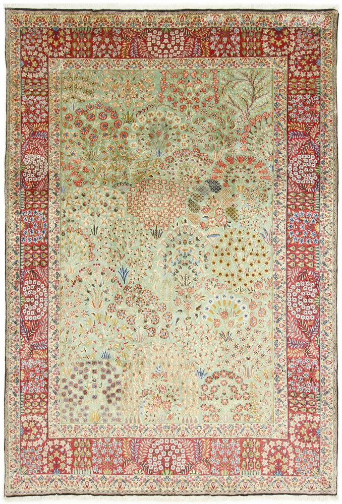 Persisk matta Kerman 294x197 294x197, Persisk matta Knuten för hand