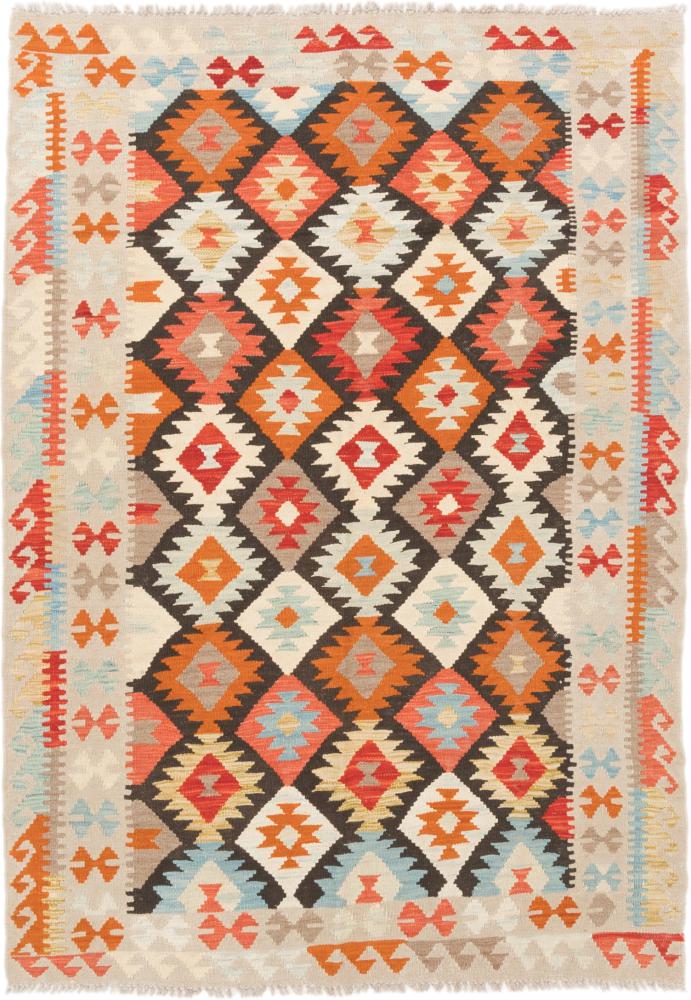 Afghanischer Teppich Kelim Afghan 191x135 191x135, Perserteppich Handgewebt
