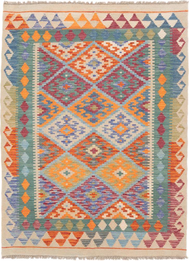 Afghanischer Teppich Kelim Afghan 151x110 151x110, Perserteppich Handgewebt
