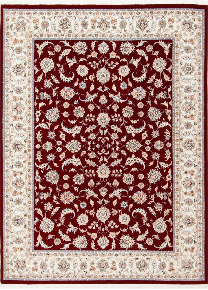 Persian Rug Tabriz Designer 6'8"x4'11" 6'8"x4'11", Persian Rug Knotted by hand