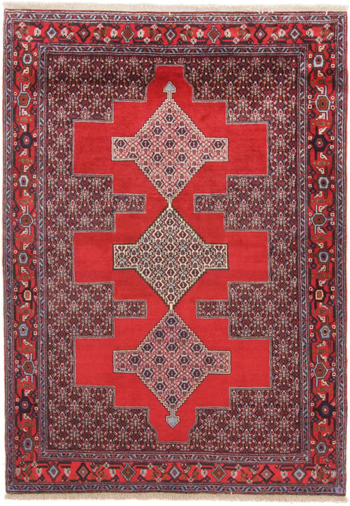 Persian Rug Sanandaj 5'9"x4'0" 5'9"x4'0", Persian Rug Knotted by hand