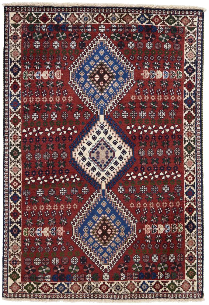 Tapis persan Yalameh 148x104 148x104, Tapis persan Noué à la main