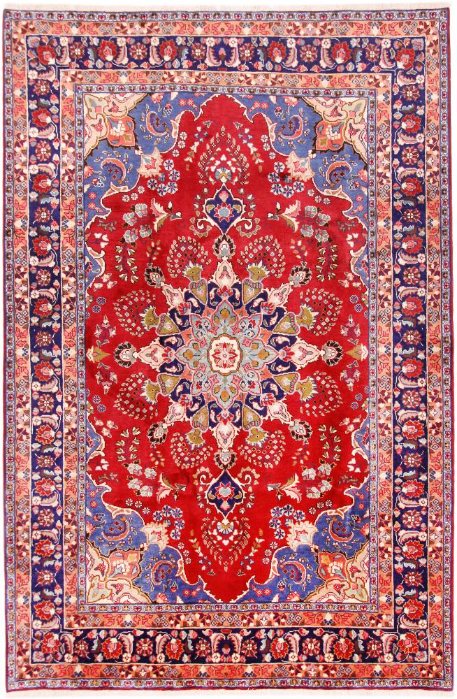 Persian Rug Mashhad Khorasan 296x199 296x199, Persian Rug Knotted by hand