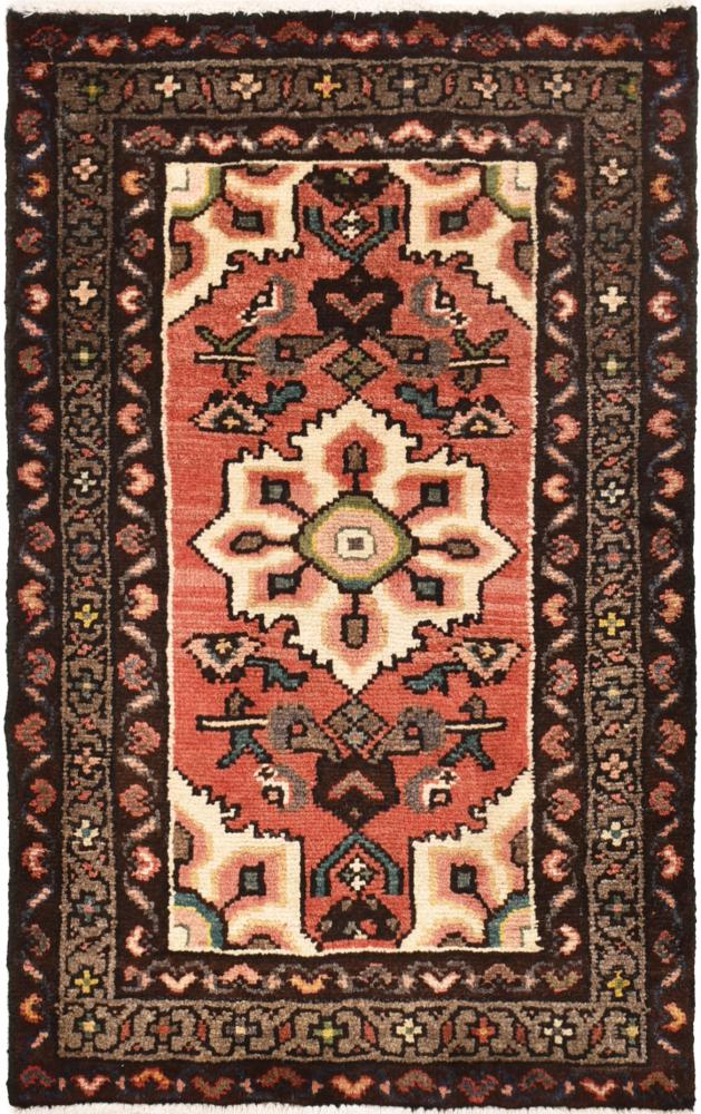 Persialainen matto Hamadan 88x54 88x54, Persialainen matto Solmittu käsin