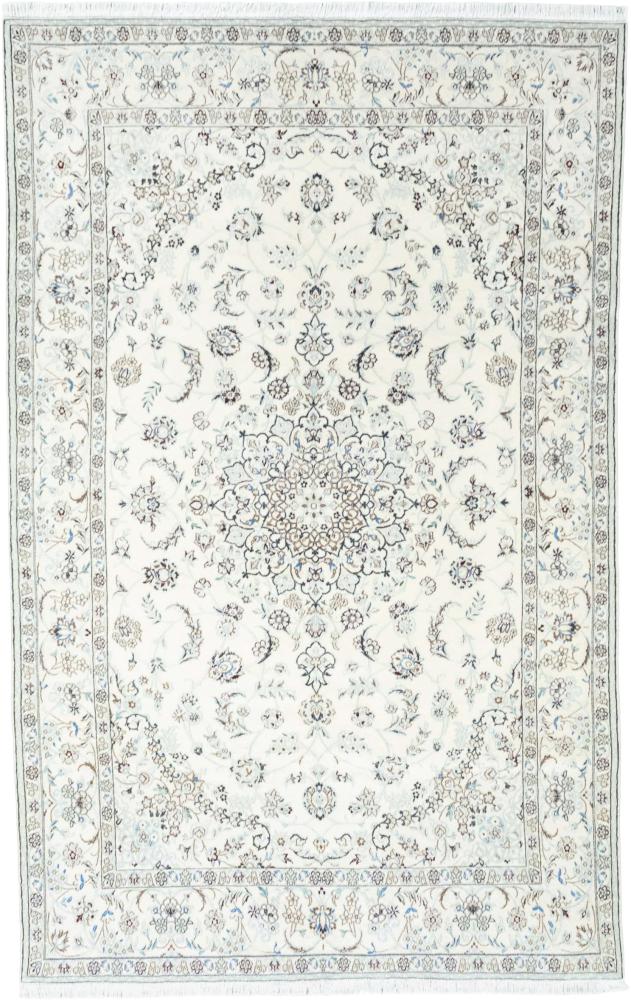 Tapis persan Naïn 9La 9'11"x6'3" 9'11"x6'3", Tapis persan Noué à la main