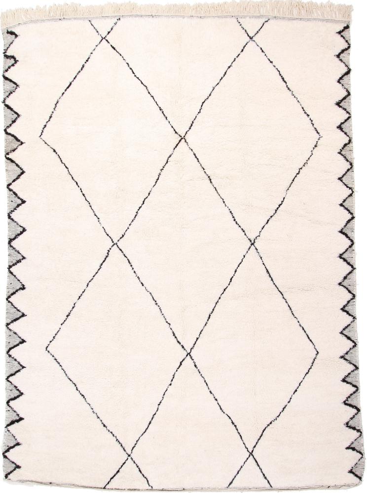 Moroccan Rug Berber Maroccan Beni Ourain 13'11"x10'1" 13'11"x10'1", Persian Rug Knotted by hand