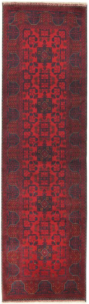 Afghan rug Khal Mohammadi 9'6"x2'8" 9'6"x2'8", Persian Rug Knotted by hand
