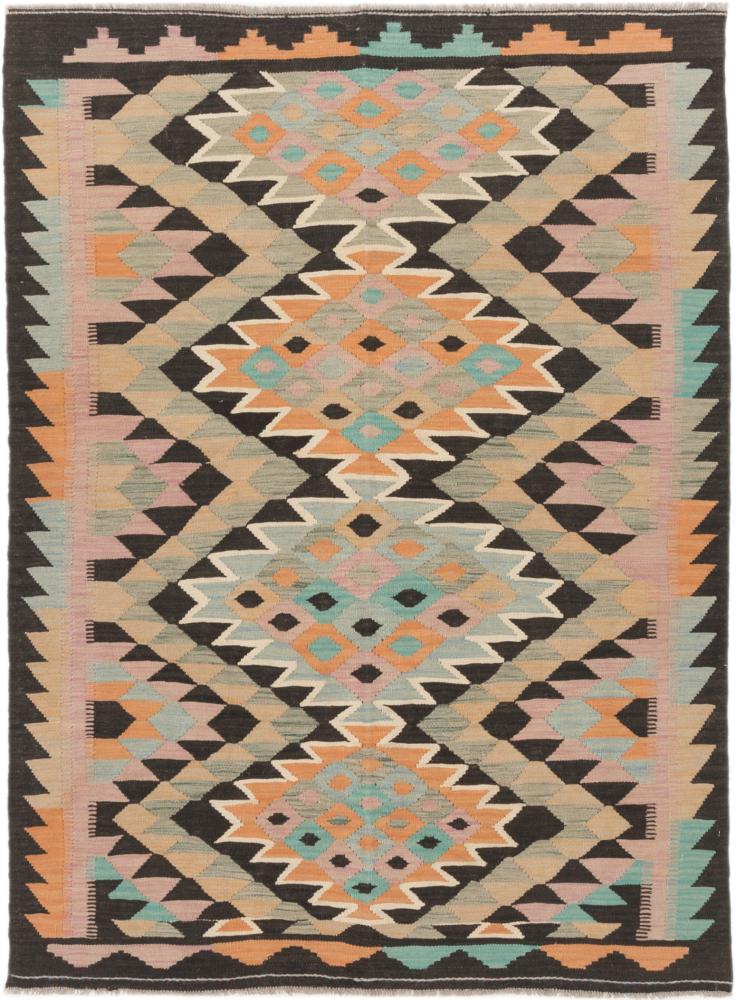 Afghanischer Teppich Kelim Afghan 6'7"x4'10" 6'7"x4'10", Perserteppich Handgewebt