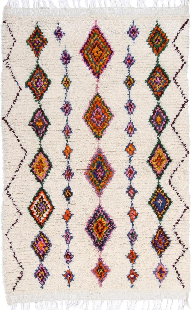 Marokkanischer Teppich Berber Maroccan Beni Ourain 245x155 245x155, Perserteppich Handgeknüpft