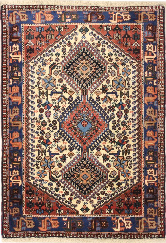 Persisk tæppe Yalameh 124x85 124x85, Persisk tæppe Knyttet i hånden