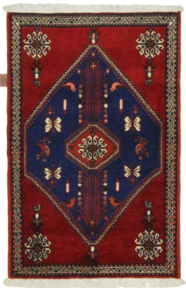 Persian Rug Abadeh 102x65 102x65, Persian Rug Knotted by hand