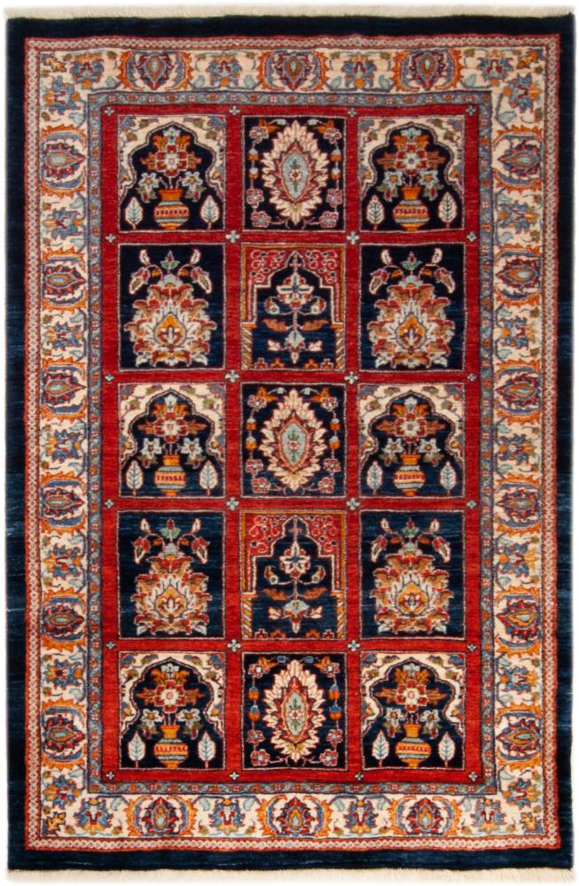 Persian Rug Persian Gabbeh Loribaft 5'1"x3'4" 5'1"x3'4", Persian Rug Knotted by hand