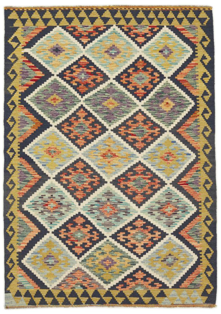 Tapis afghan Kilim Afghan 6'2"x4'4" 6'2"x4'4", Tapis persan Tissé à la main