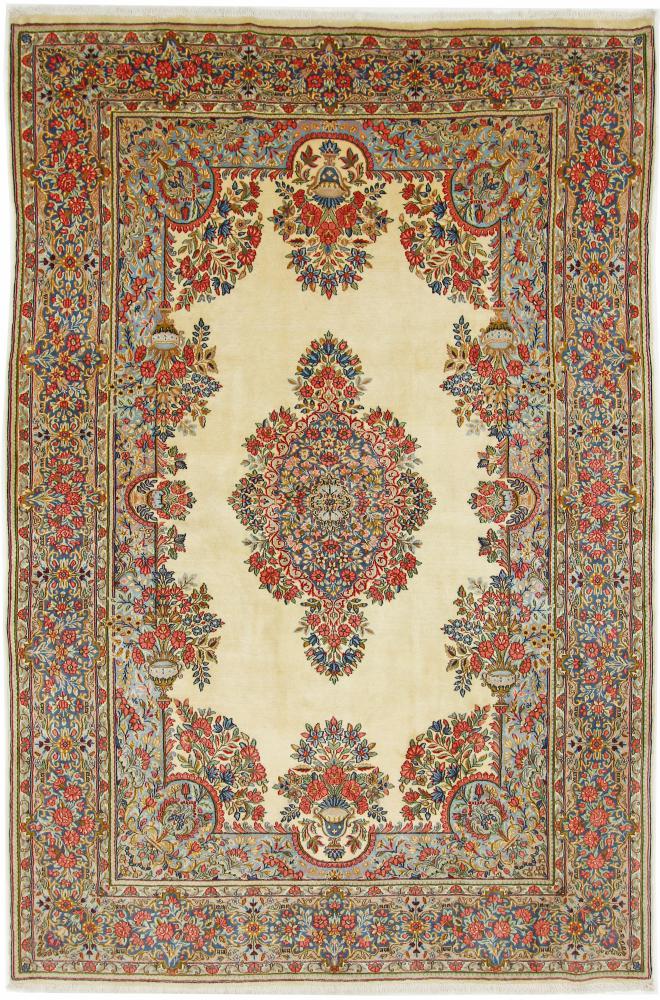 Persisk tæppe Kerman 271x181 271x181, Persisk tæppe Knyttet i hånden