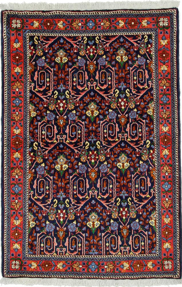 Persian Rug Bidjar 5'5"x3'8" 5'5"x3'8", Persian Rug Knotted by hand