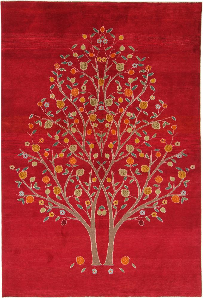 Perzisch tapijt Perzisch Gabbeh Loribaft Nature 8'0"x5'5" 8'0"x5'5", Perzisch tapijt Handgeknoopte