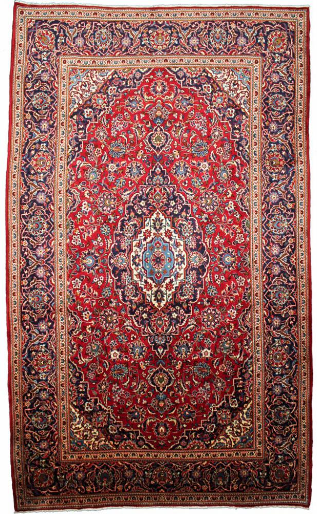 Tapis persan Kashan 322x192 322x192, Tapis persan Noué à la main